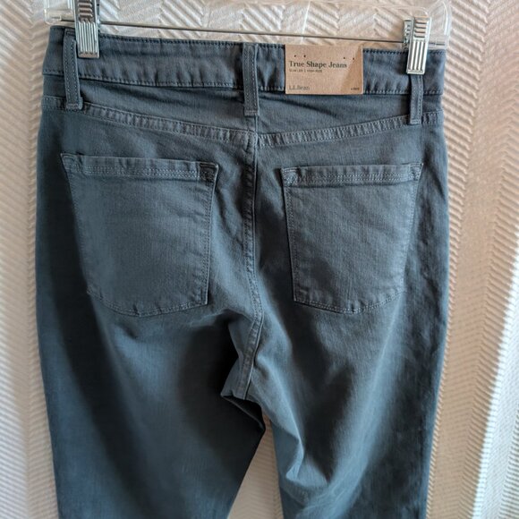 L.L. Bean true shape high rise straight leg jean, classic fit, size 6 Reg NWT - Picture 6 of 12